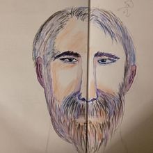 Meu projeto do curso: Caderno de retratos em aquarela. Painting, Watercolor Painting, Portrait Drawing, and Sketchbook project by apscoimbra - 06.01.2021