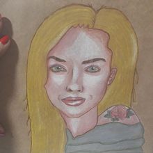 Mi Proyecto del curso: Ilustración con pastel y lápices de colores. Ilustração tradicional, Artes plásticas, Desenho a lápis, Desenho, Desenho de retrato, Desenho realista, e Desenho artístico projeto de sheila nicolle vazquez - 01.06.2021