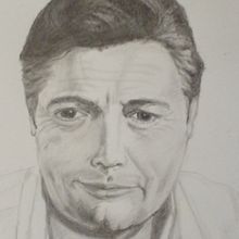 MASTROIANNI. Un projet de Illustration traditionnelle, Beaux Arts, Esquisse , Dessin au cra, on, Dessin, Dessin de portrait, Dessin réaliste, Dessin artistique , et Dessin anatomique de vergaramonica8 - 29.05.2021