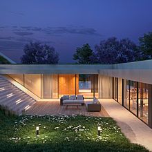 Green Line House | make_hb. Een project van 3D, Architectuur,  3D-modellering, Digitale architectuur,  3D-ontwerp y Architecturale visualisatie van Federico Hernández Barrón - 09.05.2021