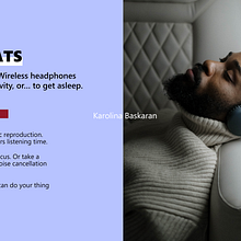 Copywriting en Inglés para "Boo Beats" Marca de cascos ficticia . Un projet de Cop , et writing de Karolina Baskaran Buczek - 01.06.2021