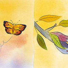 Libro primera infancia, Bichos que se ayudan, acuarela digital. Traditional illustration, Writing, Design, Watercolor Painting, and Digital Illustration project by Antonia Roselló Rodríguez - 06.01.2021
