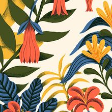 Botanica print. Projekt z dziedziny Trad, c, jna ilustracja, R, sunek botaniczn,  Malarstwo i Malowanie gwaszami użytkownika Tatiana Boyko - 02.06.2021