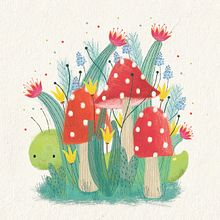 Ilustraciones para e-book. Traditional illustration project by Luciana Feito - 06.02.2021