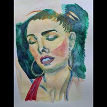 Mi Proyecto del curso: Retrato artístico en acuarela. Fine Arts, Painting, Watercolor Painting, and Portrait Drawing project by Frank Murphy - 05.28.2021