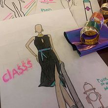 Ilustração de croqui de moda. Traditional illustration, Sketching, Fashion Design, Digital Drawing, and Fashion Illustration	 project by Giulio Castravelli - 06.03.2021
