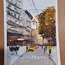 Mi Proyecto del curso: Paisajes urbanos en acuarela. Un projet de Beaux Arts, Aquarelle et Illustration architecturale de jcortespaz - 03.06.2021