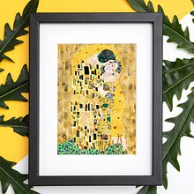 Der Kuss (acuarela). Watercolor Painting, Painting, and Traditional illustration project by Aracely Mitsu - 06.03.2021