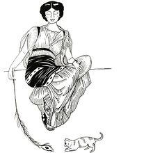 Señoras tiradas. Traditional illustration, Drawing, Portrait Drawing & Ink Illustration project by Noemi Sánchez - 06.03.2021