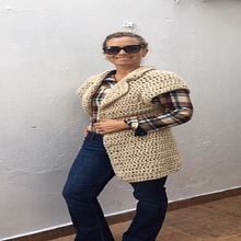 Mi Proyecto del curso:  Top-down: prendas a crochet de una sola pieza. Crochet project by patricia.sena1674 - 06.02.2021