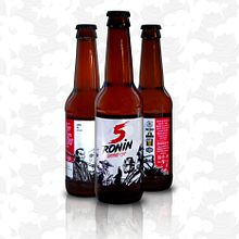 5 Ronin /Craft Beer/. Design, and Packaging project by versek estudio gráfico - 06.04.2021