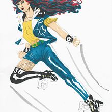 Il mio progetto del corso: Character design di personaggi femminili per fumetti. Character Design, Comic, and Drawing project by Luciano Gigante - 06.04.2021