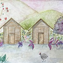 My project in Watercolor Illustration with Japanese Influence course. Projekt z dziedziny Trad, c, jna ilustracja,  R, sunek i Malowanie akwarelą użytkownika del Papa Lisa - 04.06.2021