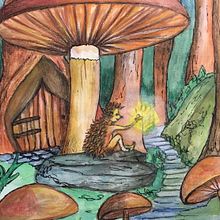 My project in Introduction to Children’s Illustration course. Traditional illustration, Fine Arts, Painting, Pencil Drawing, Drawing, Watercolor Painting, Children's Illustration, and Narrative project by Zvjezdana Cop - 06.04.2021