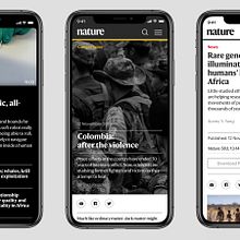 Nature: The world’s most important source of scientific information. Un progetto di Br, ing, Br, identit, Tipografia, Web design e Design editoriale di Mark Porter - 04.06.2021