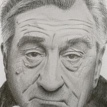 Robert De Niro in Realistic Portrait with Graphite Pencil course. Projekt z dziedziny  Sztuki piękne, R, sunek ołówkiem,  R, sunek, Portret, R, sunek realist, czn,  R, sunek art, st, czn, R, sunek anatomiczn, Trad, c, jna ilustracja i Sketching użytkownika Felice Giovinazzo - 04.06.2021