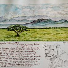 My project in Watercolor Travel Journal course. Traditional illustration, Watercolor Painting, Architectural Illustration, and Sketchbook project by erose34 - 06.04.2021