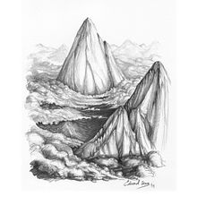 Portada llibre, La vall d'Ak vol: I. Traditional illustration, Drawing, and Pencil Drawing project by El Culmadu - 06.04.2021