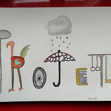 Mon projet du cours : Dessin pour débutants niveau -1. Pencil Drawing, Creating with Kids, Sketchbook, and Drawing project by Sylvie De Bruyne - 06.04.2021