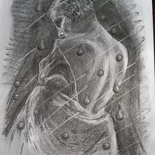 Mis siguientes retratos con carboncillo. Portrait Drawing project by María Amelia - 06.05.2021