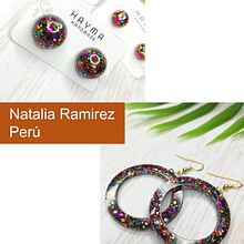 Mi Proyecto del curso: Diseño de joyería en resina . Desain Aksesori, Seni, Kerajinan, Desain Perhiasan, Dan DIY proyek oleh Natalia Ramirez Sanchez - 06.05.2021