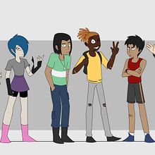 Mi Proyecto del curso: Introducción al diseño de personajes para animación y videojuegos :D. Traditional illustration, Character Design, Drawing, Digital Illustration, Artistic Drawing, and Digital Drawing project by Cristian Argüello - 06.05.2021