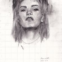 My project in Artistic Charcoal Portraiture: Creating Atmosphere course . % hirokoueda tarafından hazırlanan Geleneksel illüstras, on, Güzel sanatlar, Çizim, Portre Çizimi, Gerçekçi Çizim, Ve Sanatsal Çizim projesi - 06.03.2021