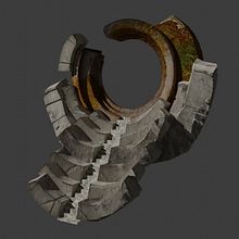 Enviroment Mount Targon. 3D, Design, Traditional illustration, Graphic Design, 3D Animation, Video Games, and Concept Art project by Sebastián Vega - 06.04.2021