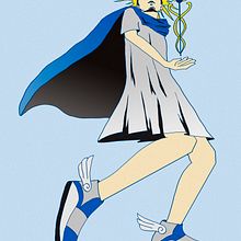 Mi Proyecto del curso: Ilustración de personajes dinámicos . Traditional illustration, Character Design, Comic, Creativit, Drawing, Digital Drawing, and Manga project by estianri - 06.05.2021