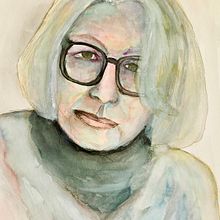Mein Kursprojekt: Artistische Aquarellporträts. Fine Arts, Painting, Watercolor Painting, and Portrait Drawing project by fraukefr - 06.05.2021