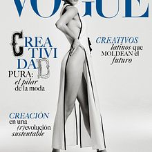 Vogue Latam March 2021_ "Creative Issue". Fotografia, e Design editorial projeto de Angela Kusen - 05.06.2021