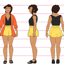 Mis dos Projectos Estancados . Design, Ilustrație tradițională, Design de caractere, Desen digital și Manga de Rubí Chavez - 06.05.2021