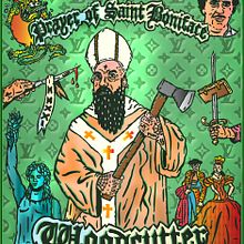 Prayer of Saint Boniface.. Traditional illustration project by woodcutter Manero - 06.06.2021