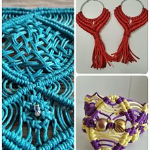 Mi Proyecto del curso: Joyería en macramé. Un progetto di Artigianato, Design di gioielli, Fiber Art e Macramè di Natalia González Aguilera - 06.06.2021