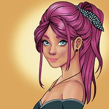 Mi Proyecto del curso: Retrato de personajes femeninos con Procreate. Un progetto di Illustrazione tradizionale, Illustrazione digitale e Disegno digitale di Gemma Perez - 06.06.2021