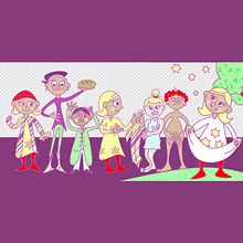 Mi Proyecto del curso: Técnicas narrativas para historias ilustradas: Sterntaler. Traditional illustration, Watercolor Painting, Stor, telling, Stor, board, Children's Illustration, and Narrative project by veriana - 06.06.2021