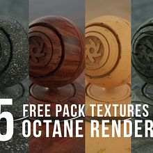 FREE TEXTURES 4K OCTANE RENDER by Oscar creativo. Een project van  3D-modellering, 3D-karakterontwerp,  3D-ontwerp, 3D-animatie,  3D-belettering, Textiel verven, Traditionele illustratie,  Reclame y 3D van Oscar Creativo - 06.06.2021