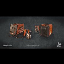 Kit de pistola de pintar. Un proyecto de 3D, Modelado 3D, Videojuegos y Diseño de videojuegos de mati_navarro03 - 06.06.2021