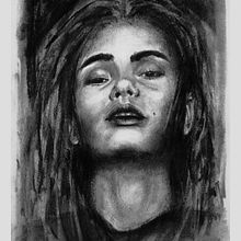 Mon projet du cours : Portrait artistique au fusain : créer des ambiances Ein Projekt aus dem Bereich Traditionelle Illustration, Bildende Künste, Zeichnung, Porträtzeichnung, Realistische Zeichnung und Artistische Zeichnung von Anne-Marie FOURNIER - 06.06.2021