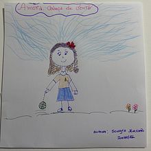 Meu projeto do curso: Criação de histórias para crianças. Amora, a cabeça de vento. Un progetto di Scrittura, Stor, telling, Illustrazione infantile, Creatività con i bambini e Narrativa di Soraya Jordão Martins - 06.06.2021