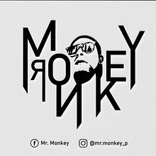 Logo Mr. Monkey. Mi Proyecto del curso: Tipografía y Branding: Diseño de un logotipo icónico. Een project van  Ontwerp,  Br, ing en identiteit, Grafisch ontwerp y Logo-ontwerp van vmpelcastre - 07.06.2021