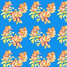 Azalea pattern. Traditional illustration, and Design project by mialunadesign - 06.07.2021