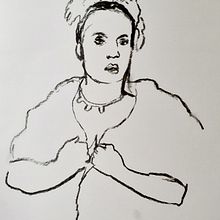 Erotic drawings. Traditional illustration, Painting, and Drawing project by Jenny Gebauer - 06.07.2021