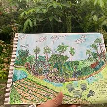 My project in Urban Sketching: Express Your World in a New Perspective course. Projekt z dziedziny Trad, c, jna ilustracja, Sketching,  R, sunek, Malowanie akwarelą,  R, sunek architektoniczn i Sketchbook użytkownika Flordelyn Cannu - 07.06.2021