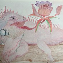 Mi Proyecto del curso: Ilustración surrealista inspirada en la naturaleza. Un projet de Illustration traditionnelle, Dessin au cra, on, Dessin, Dessin artistique et Illustration naturaliste de yairen_jerez - 07.06.2021