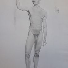 Mi Proyecto del curso: Dibujo realista de la figura humana. Fine Arts, Sketching, Pencil Drawing, Drawing, Realistic Drawing, Figure Drawing, and Traditional illustration project by BEATRIZ SABINA PEDRAZA DIAZ - 06.07.2021