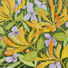 My project in Negative Watercolor Painting for Botanical Illustration course. Traditional illustration, Watercolor Painting, and Botanical Illustration project by linzi18 - 06.01.2021