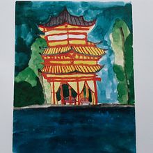 Parador japonés . Un proyecto de Ilustración tradicional de Samantha Vulijscher - 04.06.2021
