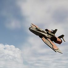 Diseño y modelado de una nave sci-fi en 3D.. Un progetto di 3D, Modellazione 3D e Progettazione 3D di Gabriel Cardenas - 05.06.2021