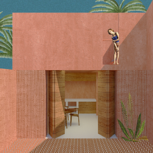 Meu projeto do curso: Representação gráfica de projetos arquitetônicos. Un progetto di Architettura, Graphic design, Architettura d'interni, Interior design, Paesaggismo, Collage, Architettura digitale e Illustrazione architettonica di Bianka Couto - 07.06.2021